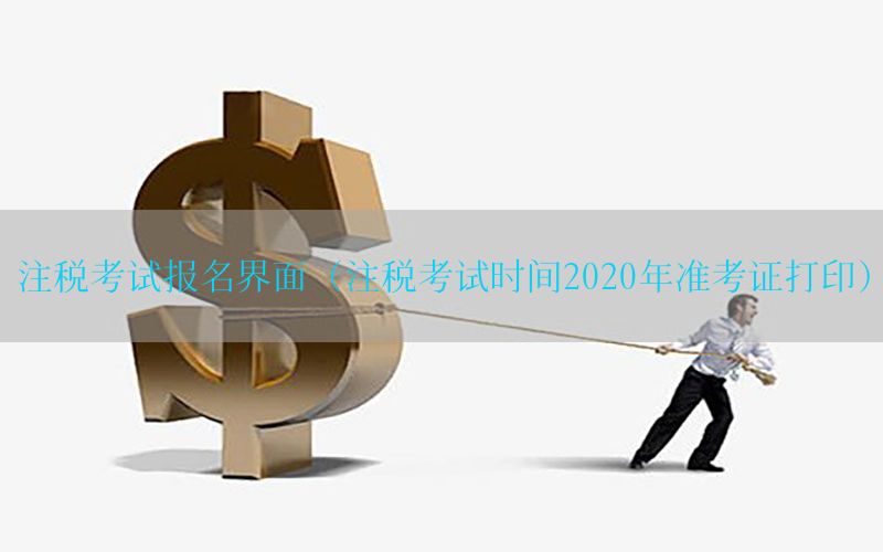 注税考试报名界面（注税考试时间2020年准考证打印）