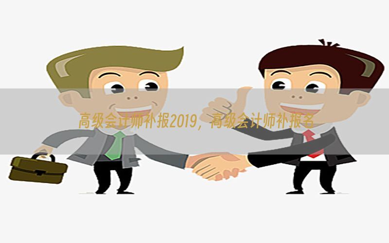 高级会计师补报2019，高级会计师补报名