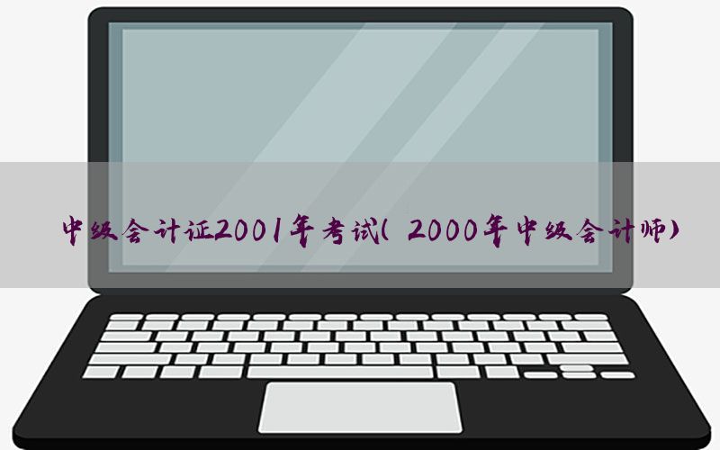 中级会计证2001年考试（2000年中级会计师）