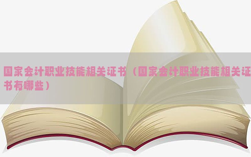 国家会计职业技能相关证书（国家会计职业技能相关证书有哪些）